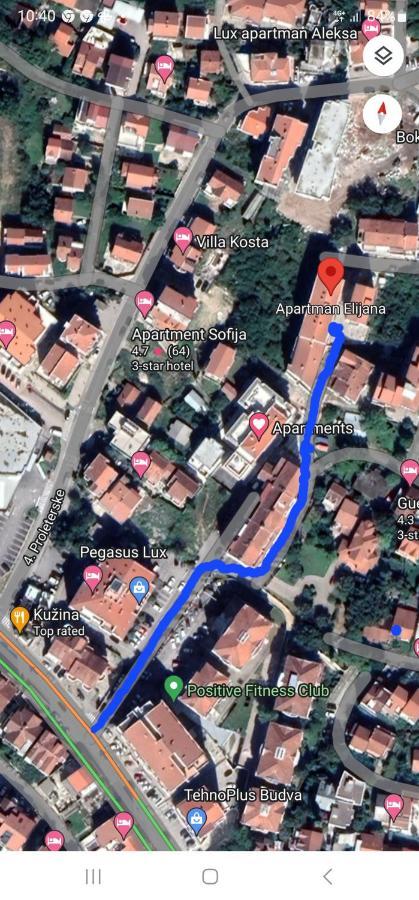 בודווה Apartman Elijana מראה חיצוני תמונה